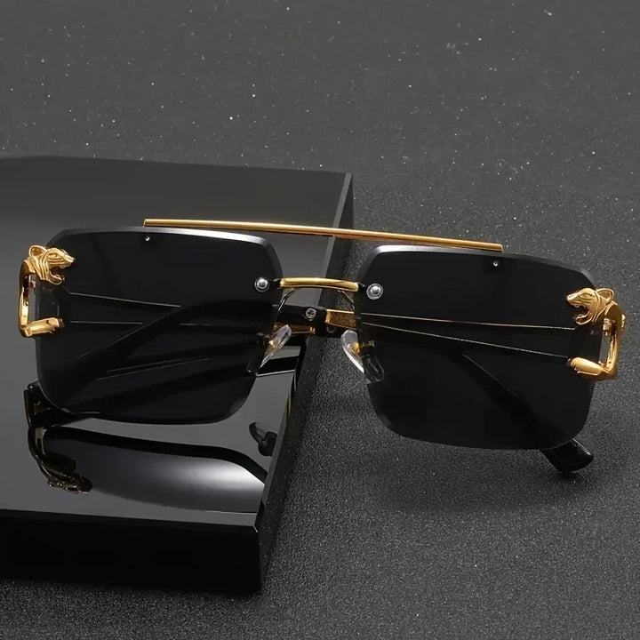 Golden Mirage Frameless Shades