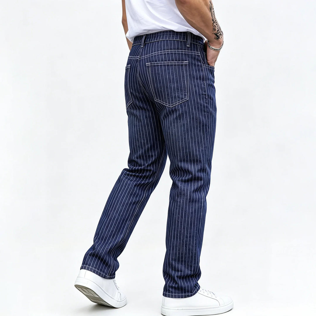 Strathmore Pinstripe Denim Jeans