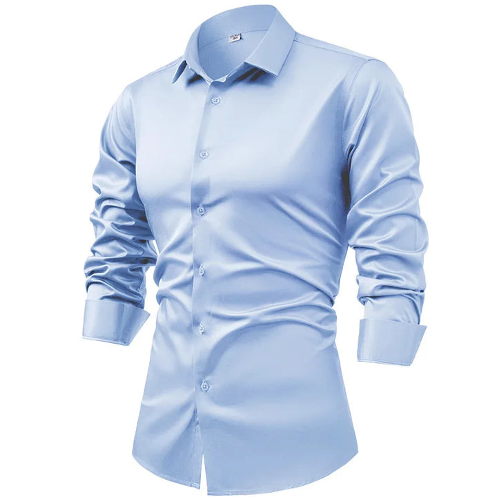 Valerio Satin Stretch Shirt