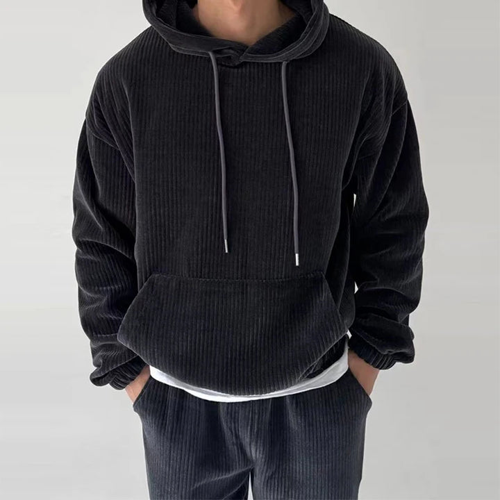 Valen Ridge Ribbed Hoodie