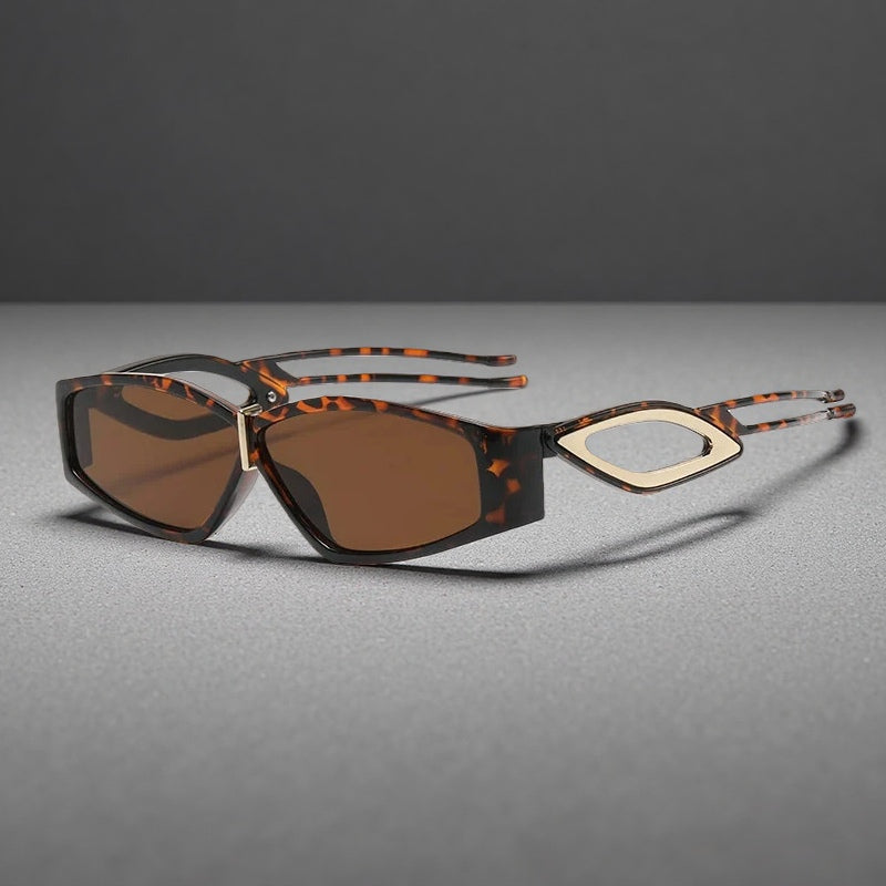 Noir Velisse Sculpted Sunglasses