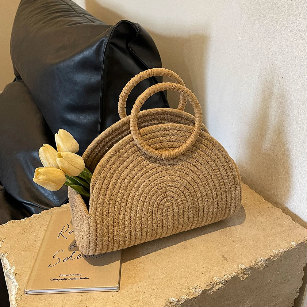 Soléa Woven Arc Tote