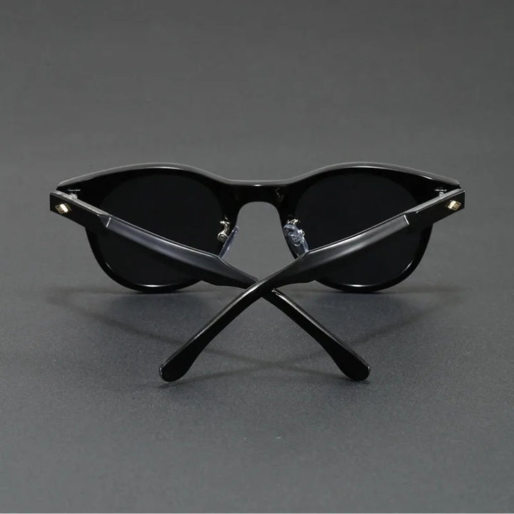 Torque Acetate Round Sunglasses