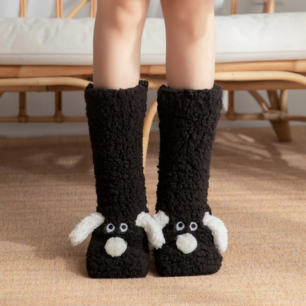 SnugglePup Plush Slipper Socks