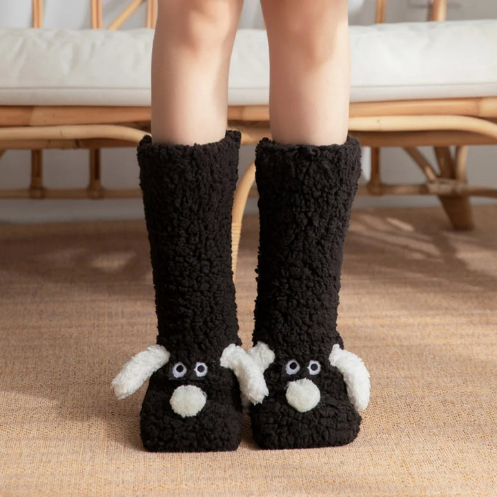 SnugglePup Plush Slipper Socks