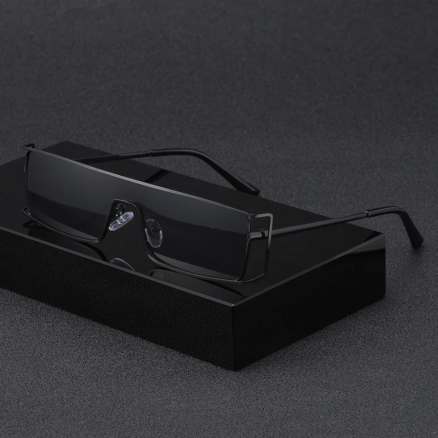 Aeroline Rimless Mirror Sunglasses