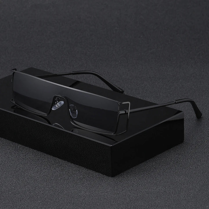 Aeroline Rimless Mirror Sunglasses