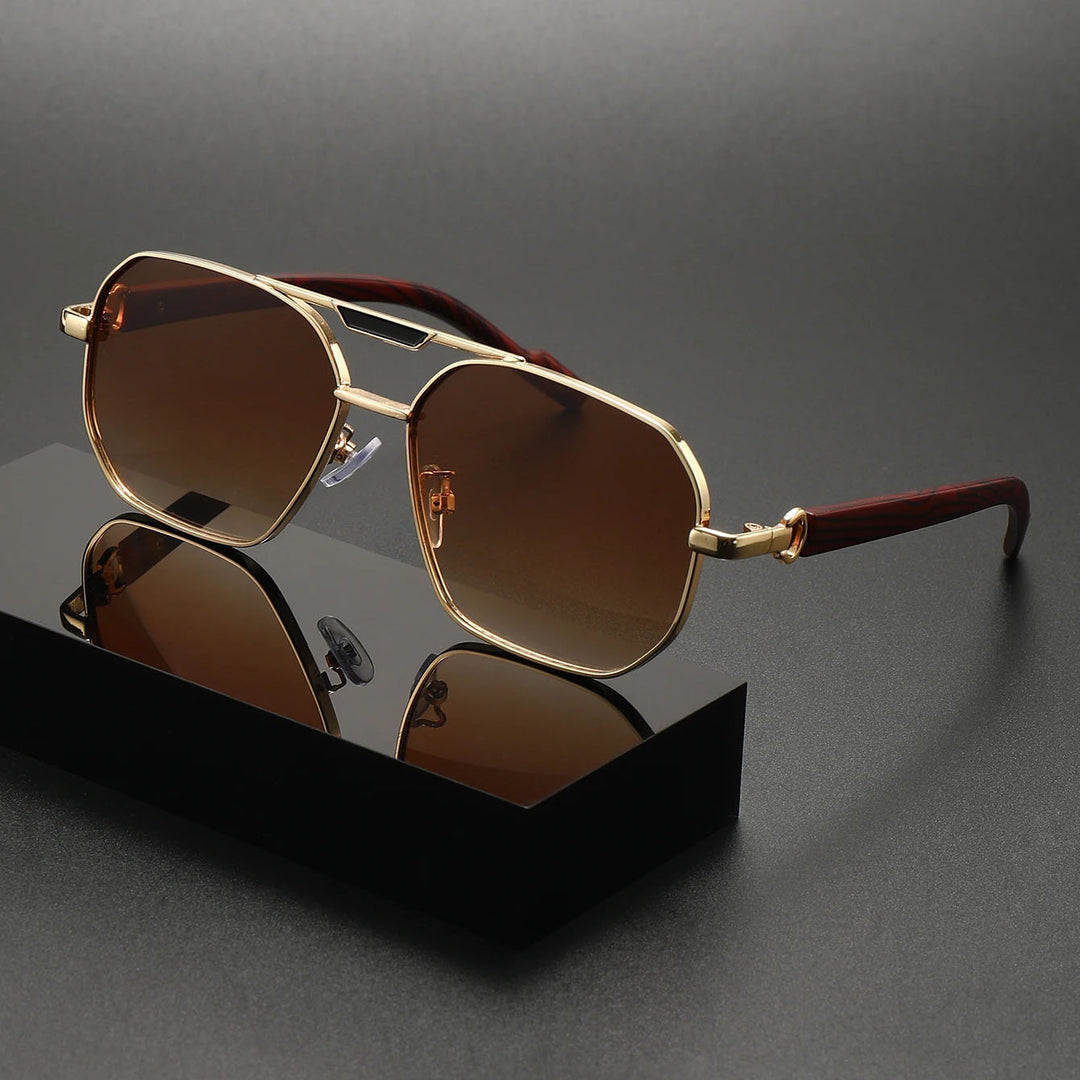 Cortessa Woodline Aviator Shades