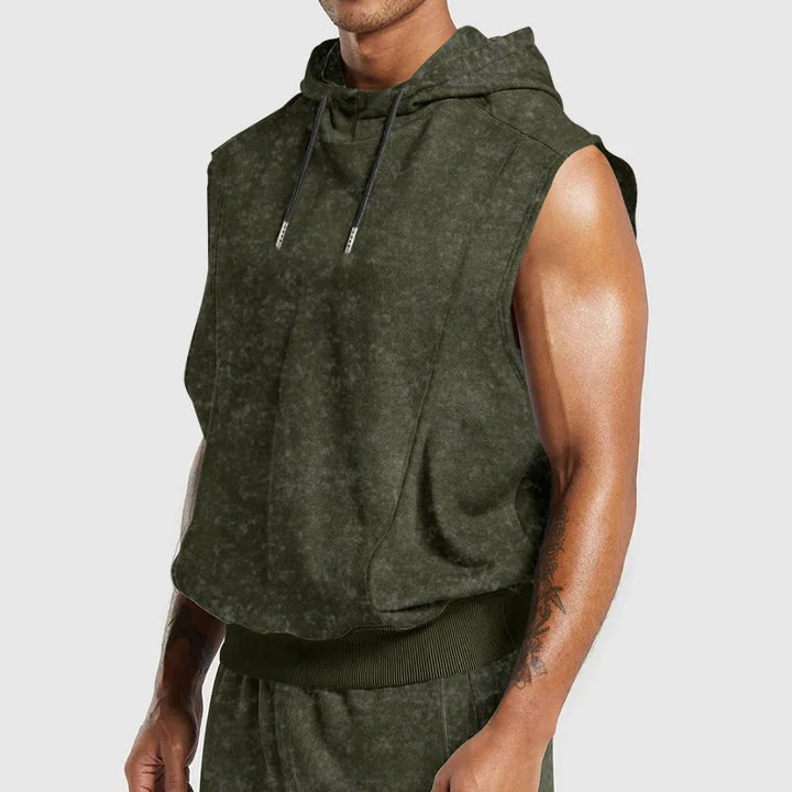 Wardlow Washed Sleeveless Hoodie