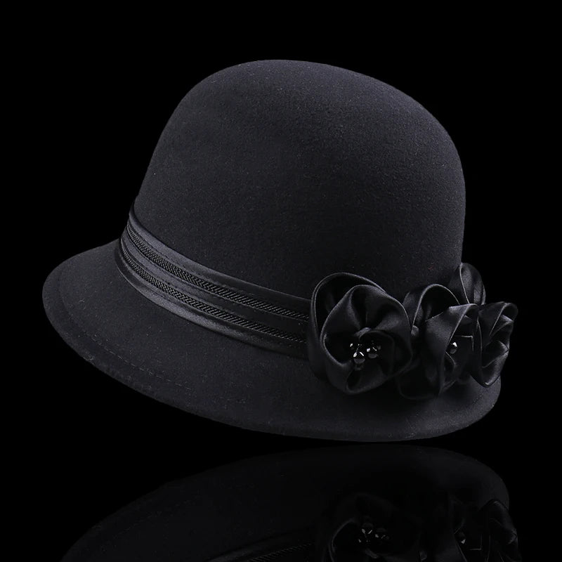Evelyn Rose Wool Cloche