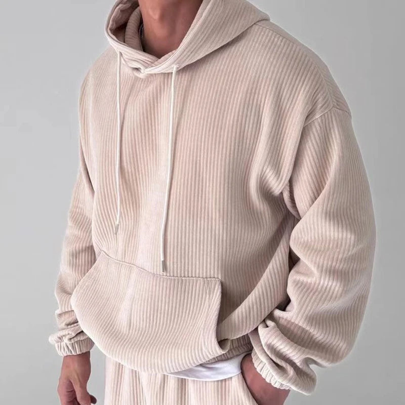 Valen Ridge Ribbed Hoodie