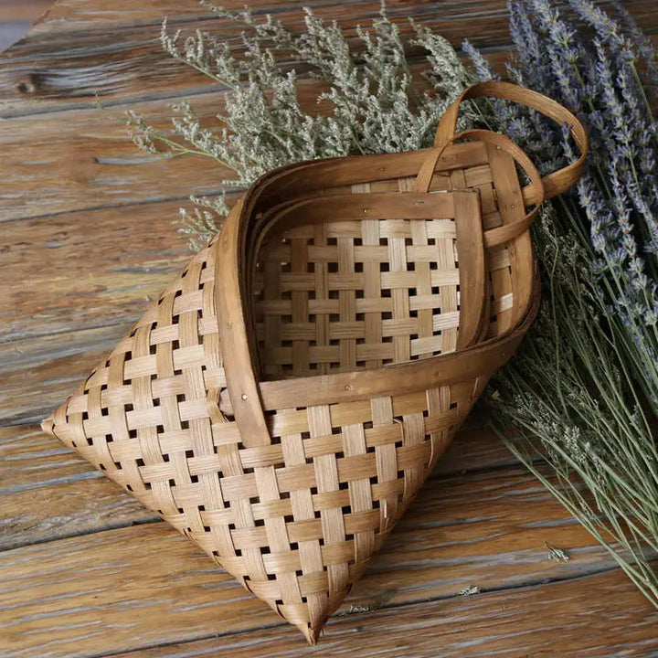 Liora Garden Woven Wall Basket Set