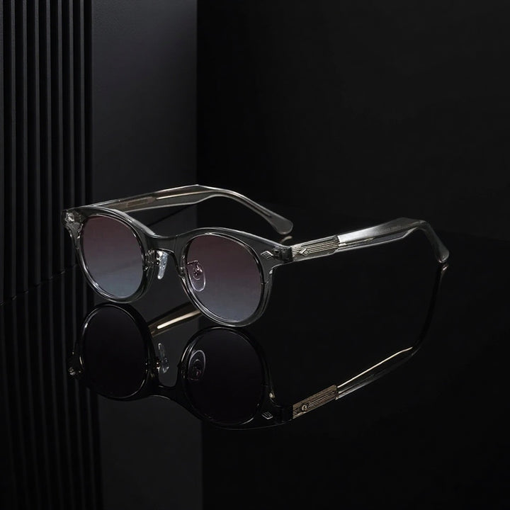Torque Acetate Round Sunglasses
