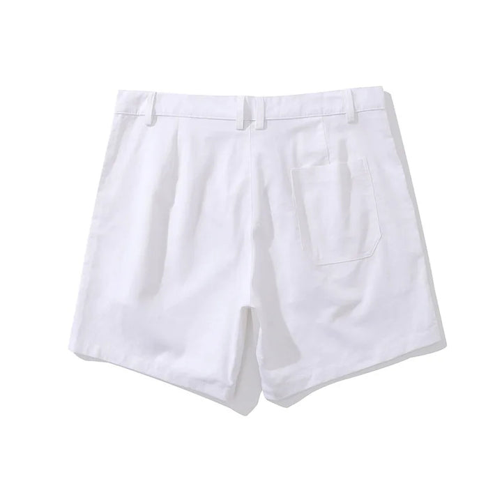 Men's Linen Cotton Blend Shorts | Lightweight Breathable Summer Essential