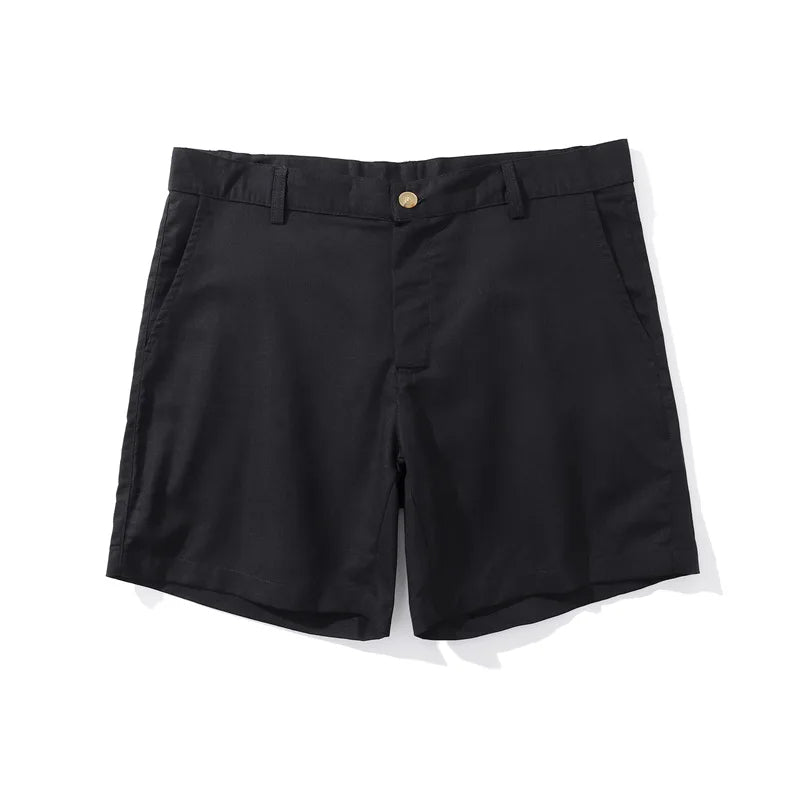 Men's Linen Cotton Blend Shorts | Lightweight Breathable Summer Essential
