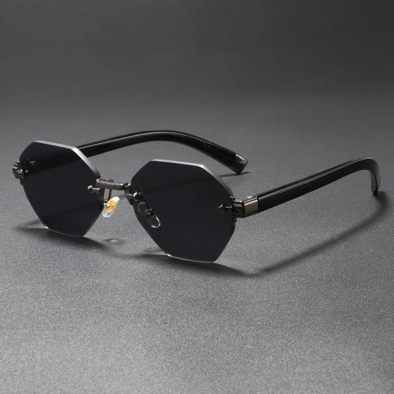 Noctra Polygon Rimless Shades