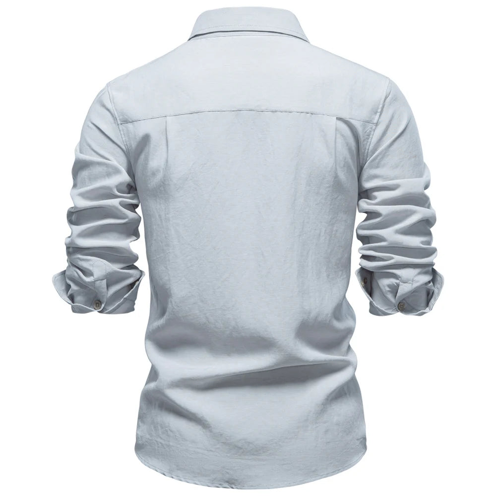 Navarre Linen Dress Shirt