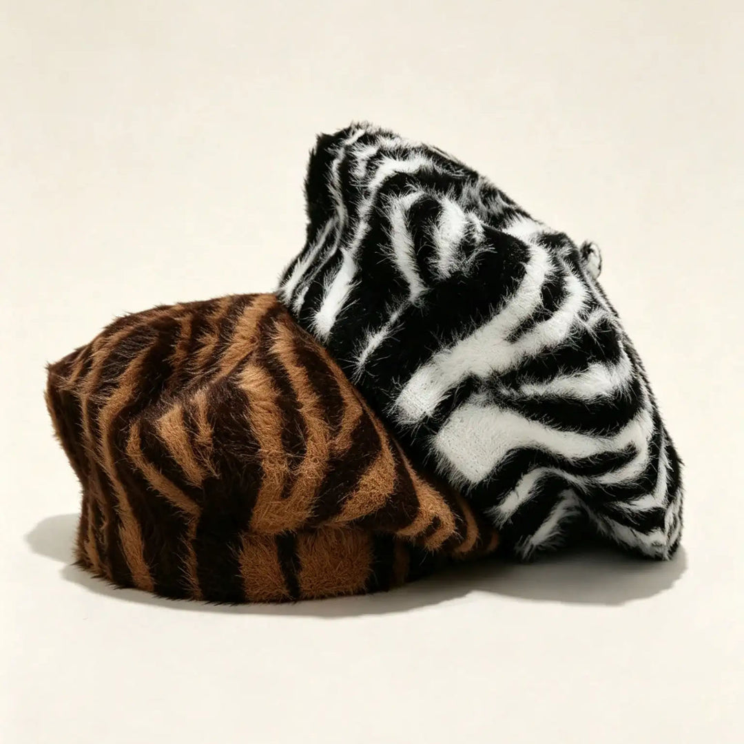 Corielle Zebra Plush Beret