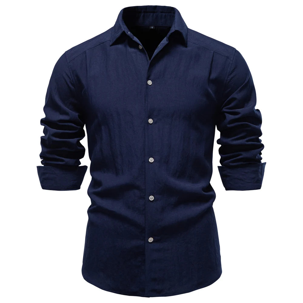 Navarre Linen Dress Shirt