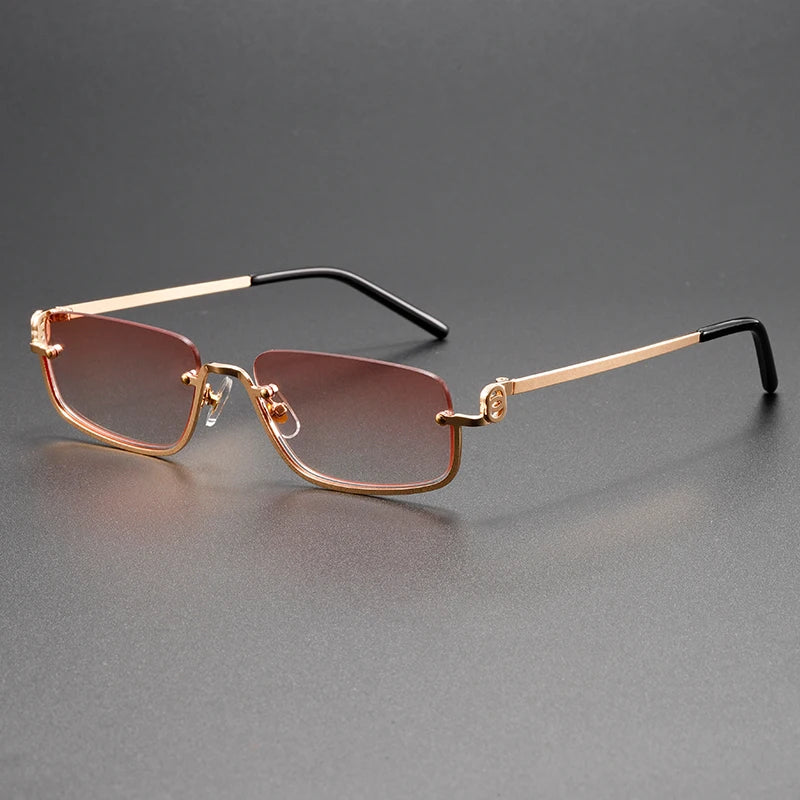 Aurelio Edge Semi-Rim Sunglasses
