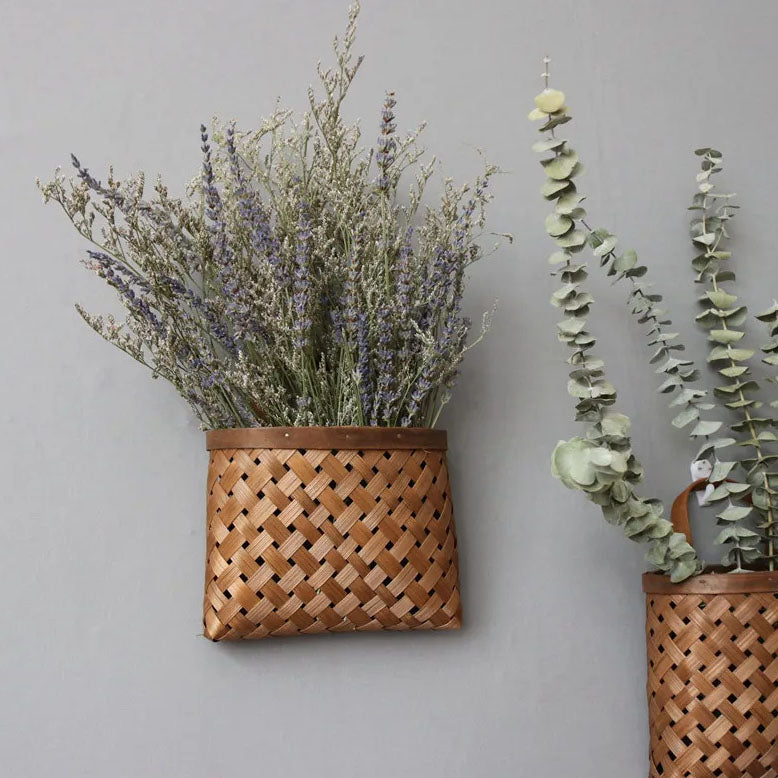 Liora Garden Woven Wall Basket Set