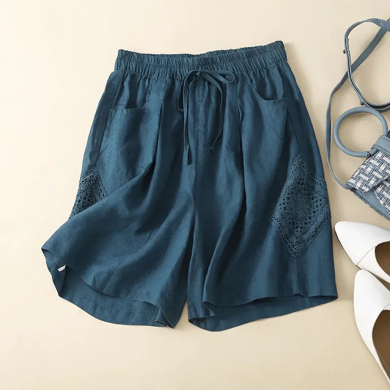 Celeste Elastic Waist Shorts