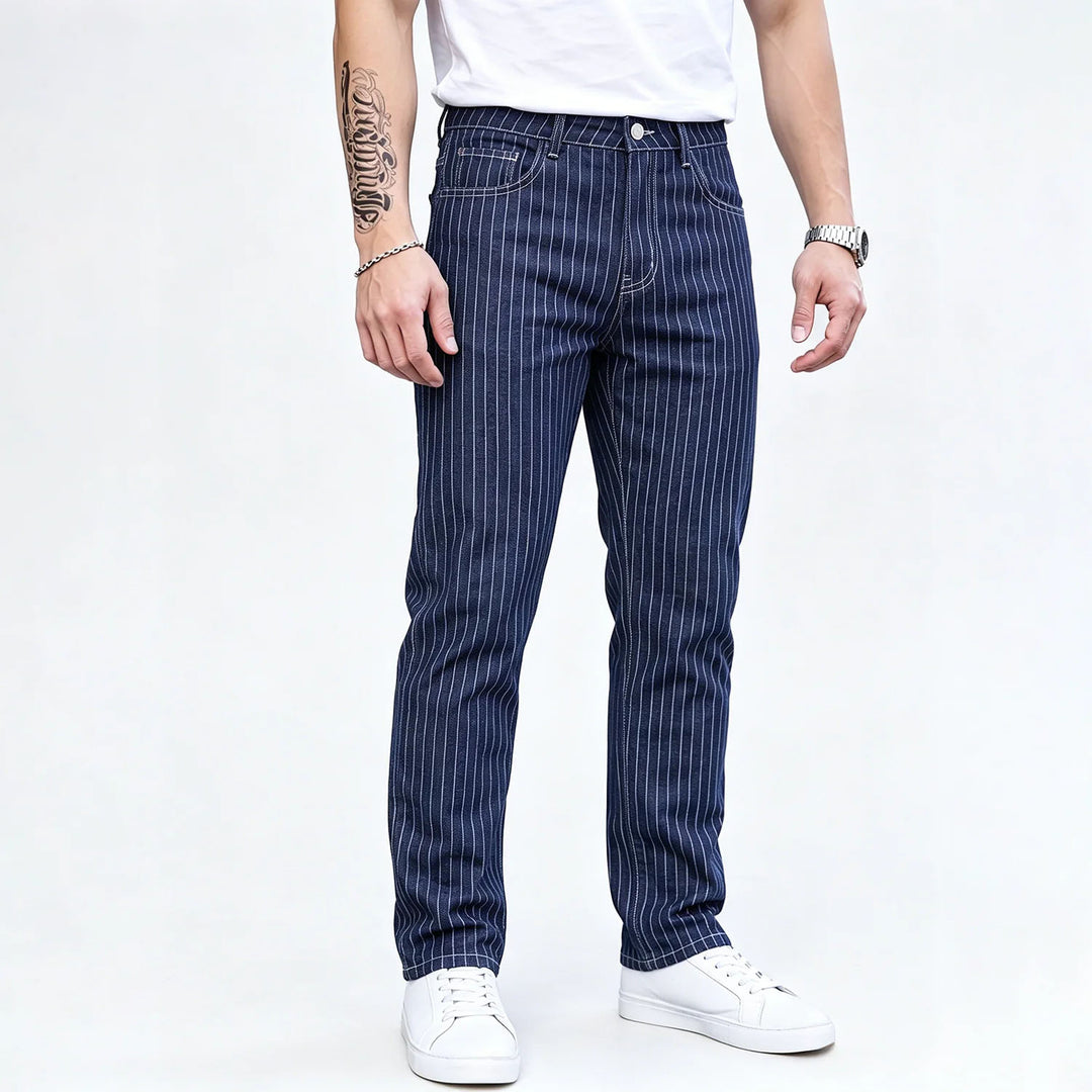Strathmore Pinstripe Denim Jeans