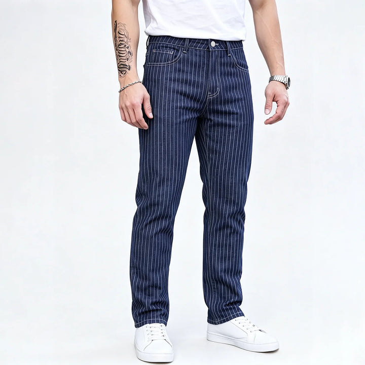 Strathmore Pinstripe Denim Jeans