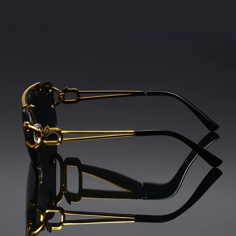 Golden Mirage Frameless Shades