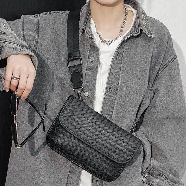 Valentino Weave Crossbody