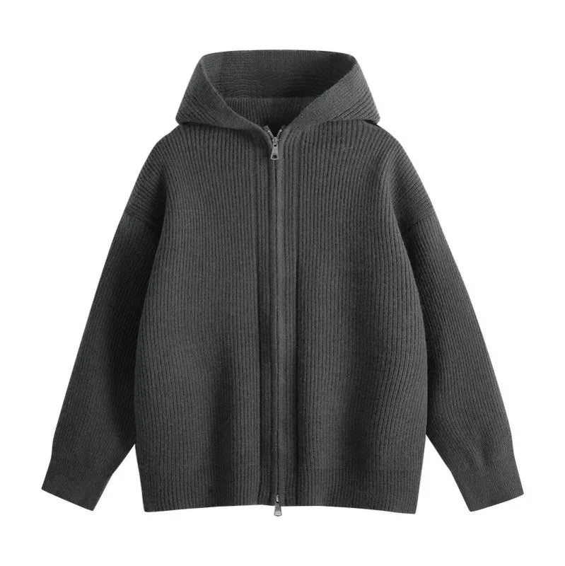 Northmere Ribbed Hood Cardigan