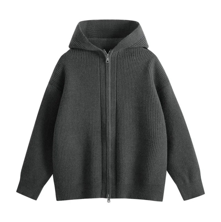 Northmere Ribbed Hood Cardigan
