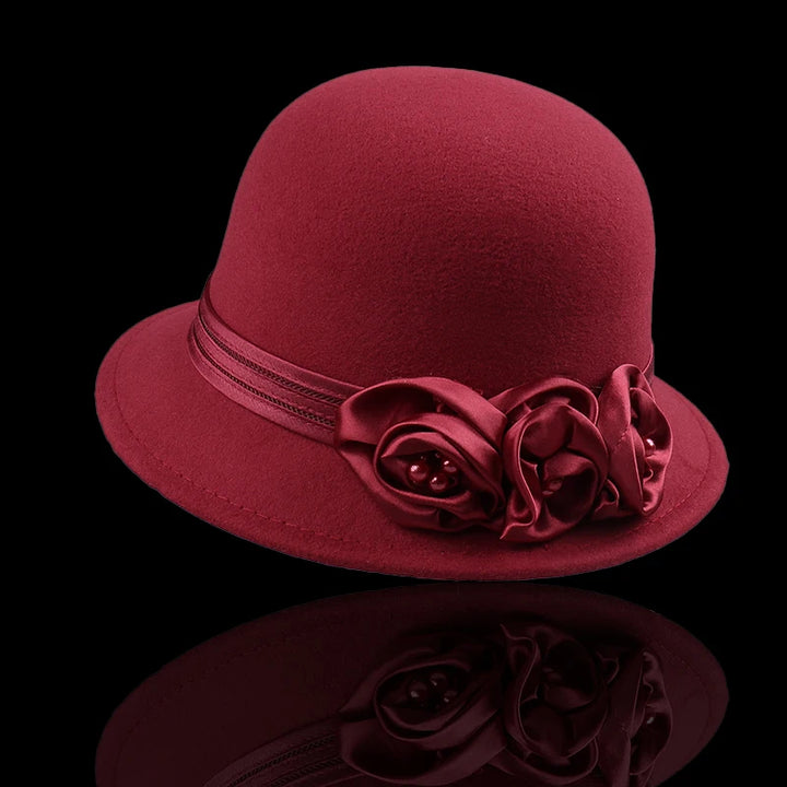 Evelyn Rose Wool Cloche