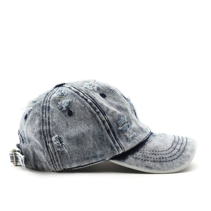 Hudson Washed Denim Cap Set