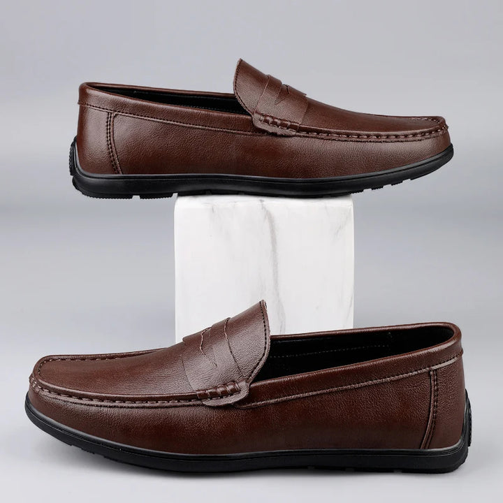 Riverton Leather Penny Loafers