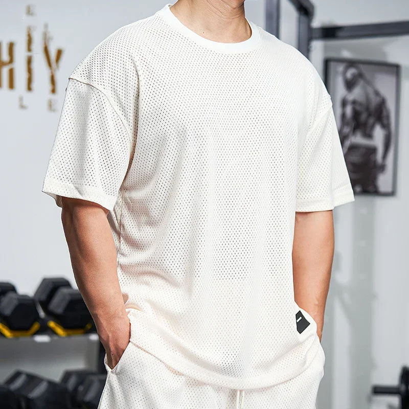 Gridline Mesh Training Tee
