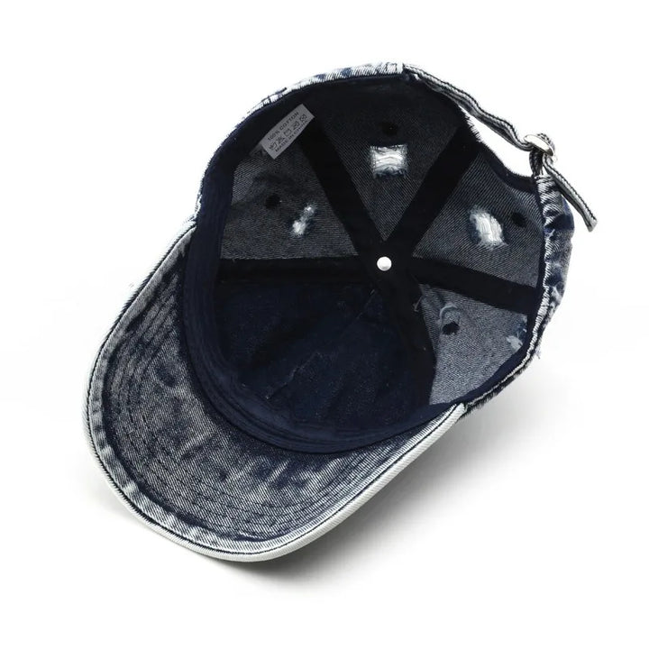 Hudson Washed Denim Cap Set