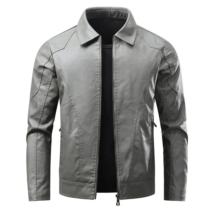 Gray jacket on a white background