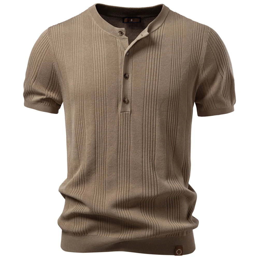 Henley Ridge Knit Tee