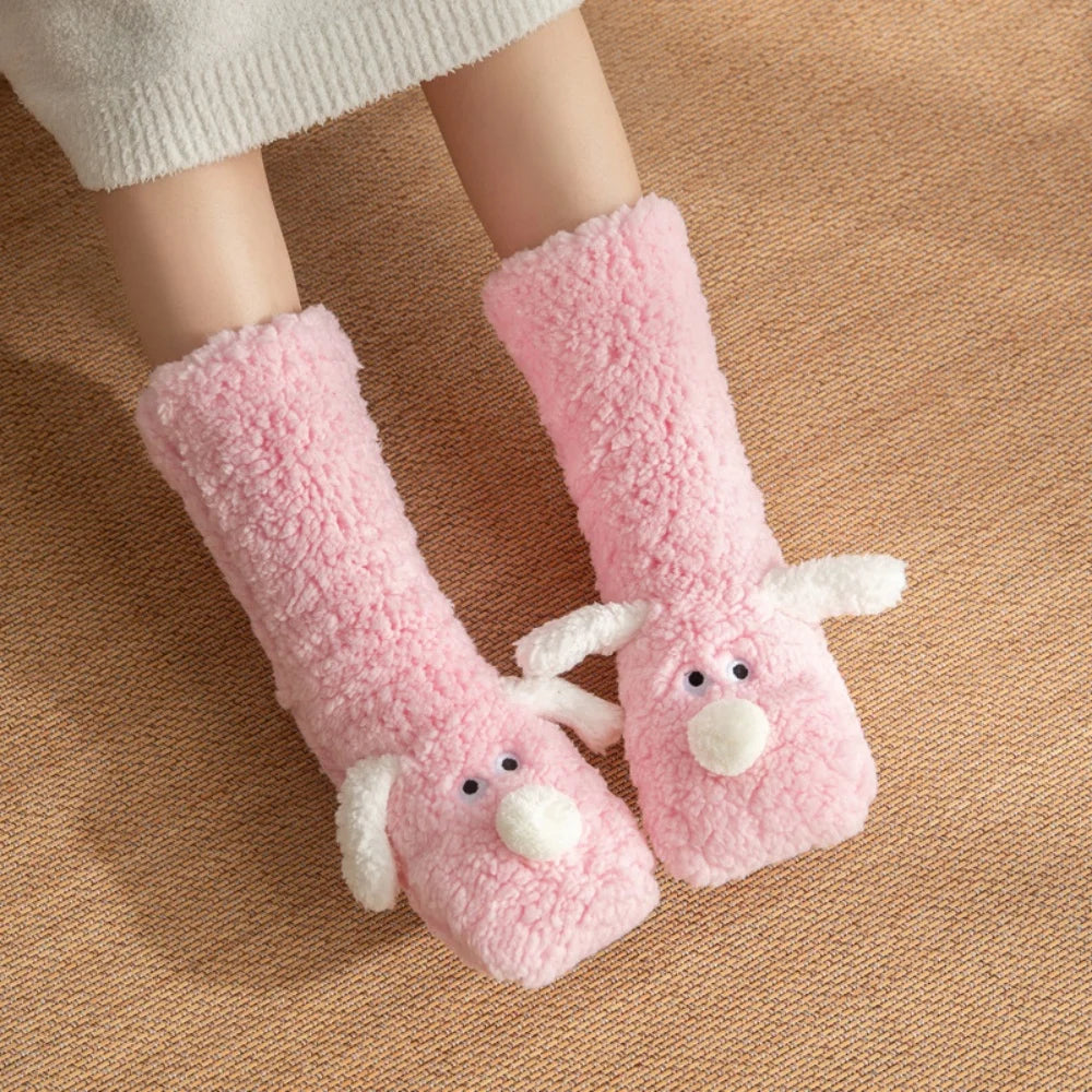 SnugglePup Plush Slipper Socks