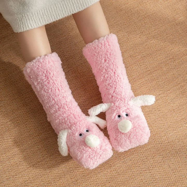 SnugglePup Plush Slipper Socks