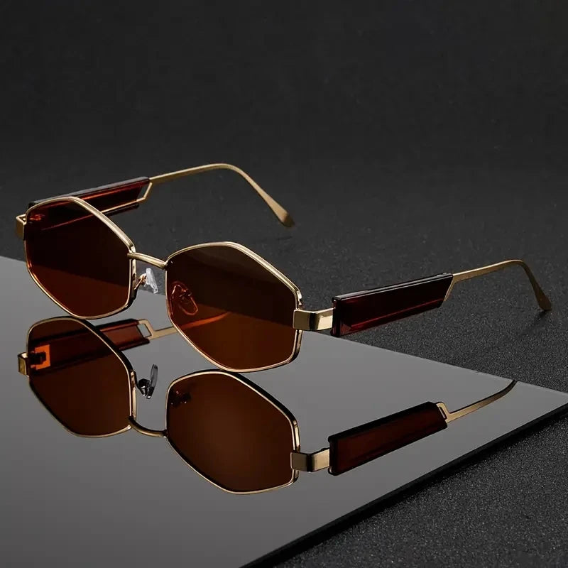 Vega Gold Frame Shades