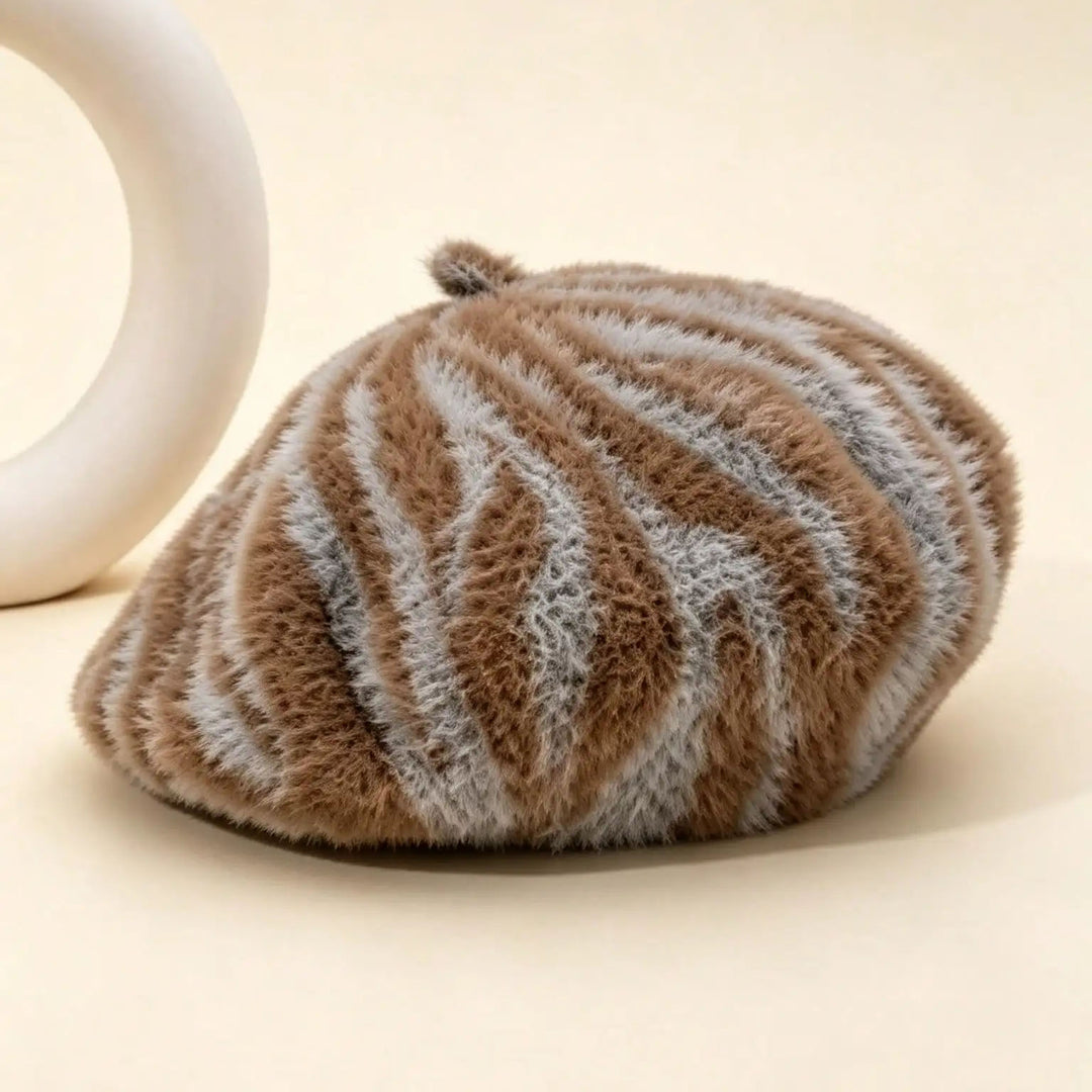 Corielle Zebra Plush Beret
