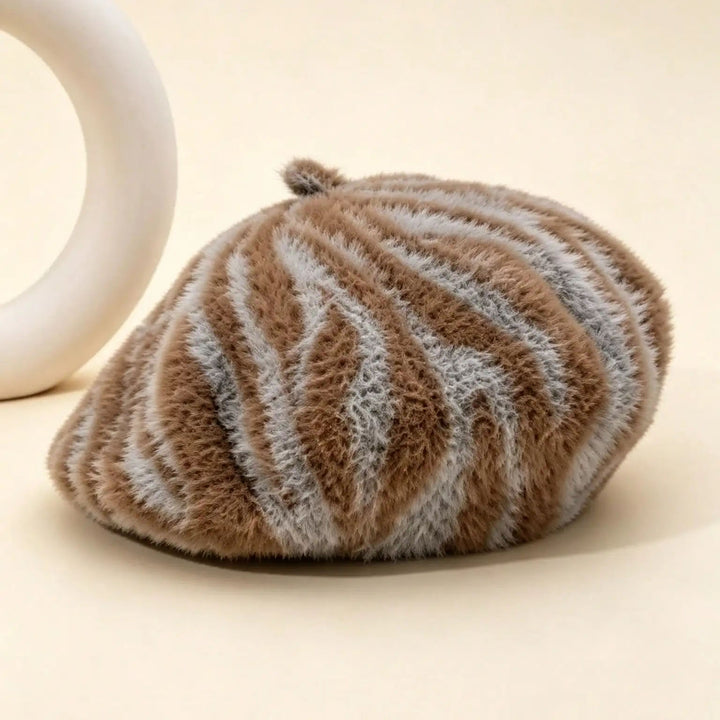 Corielle Zebra Plush Beret
