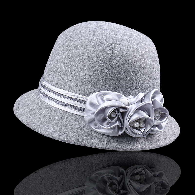 Evelyn Rose Wool Cloche
