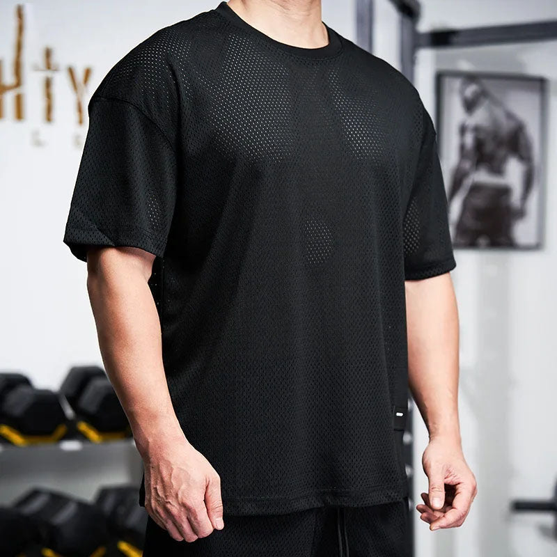 Gridline Mesh Training Tee