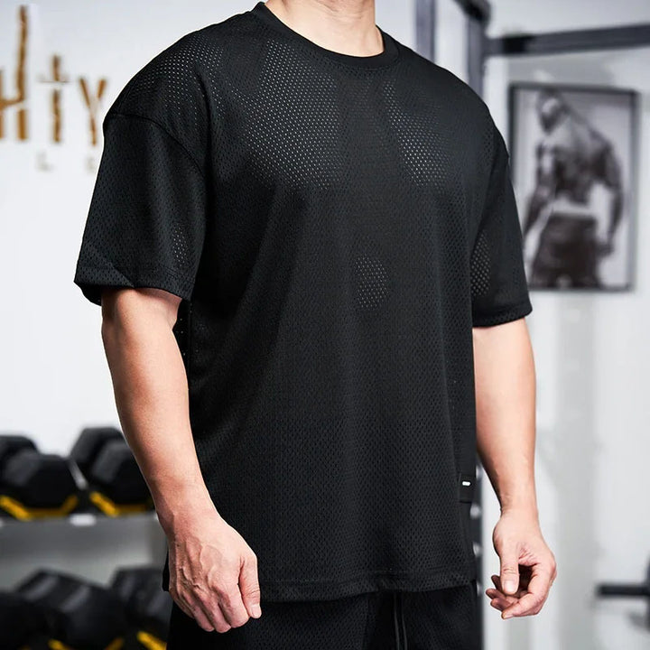 Gridline Mesh Training Tee