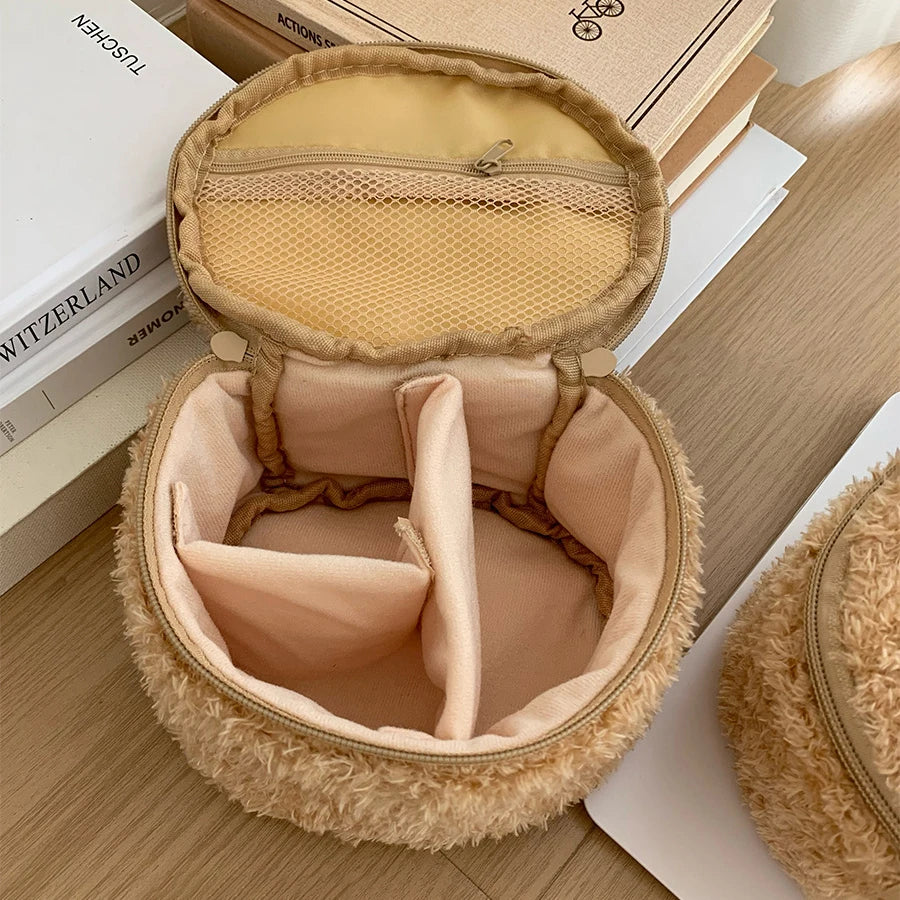 Bearie Plush Makeup Organizer Case