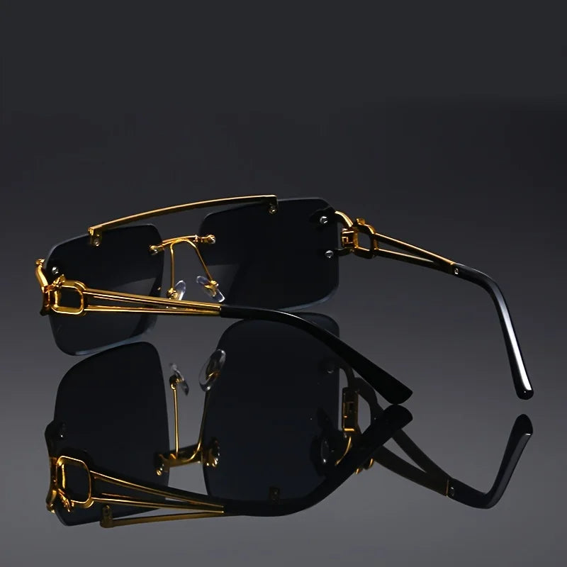 Golden Mirage Frameless Shades