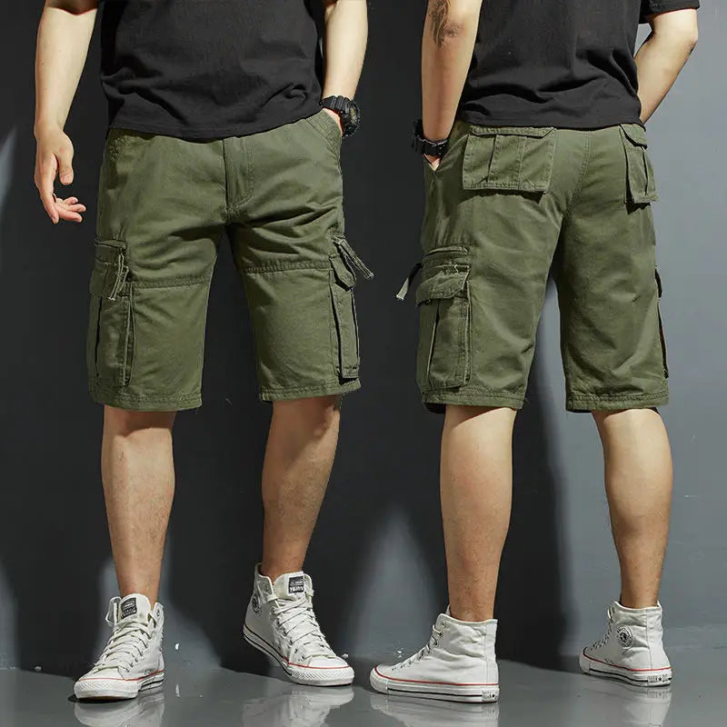Harrington field cargo shorts with rugged pocket utility
